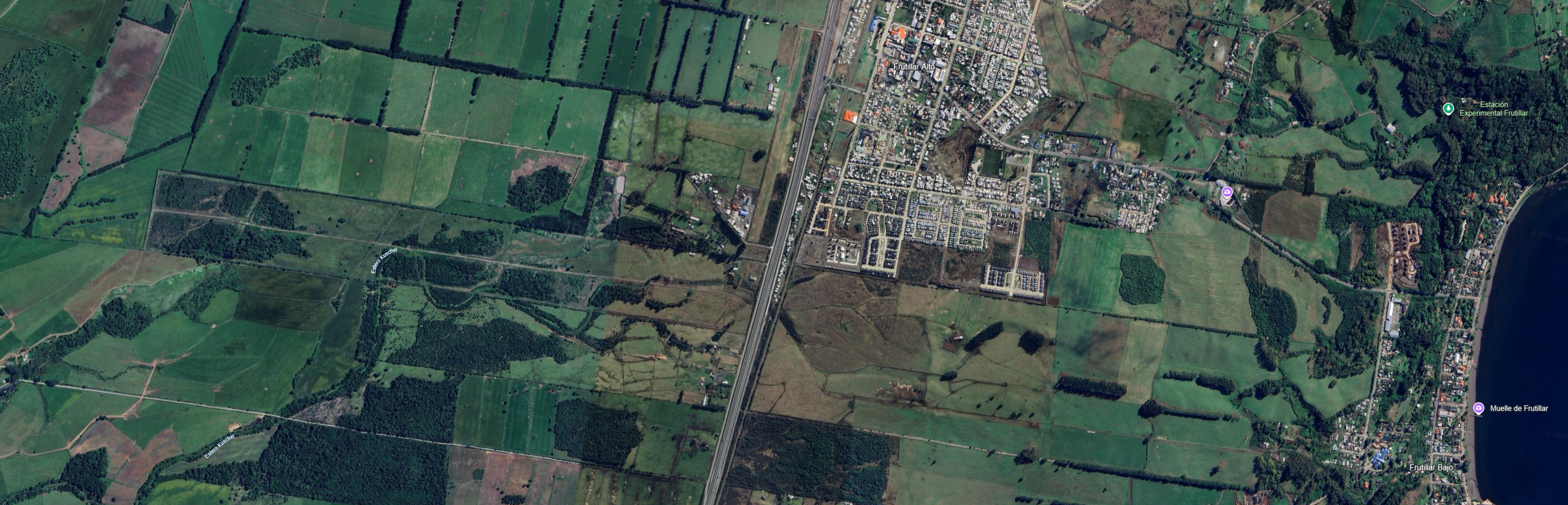 Vista satelital — Ruta 5 km 983, Frutillar